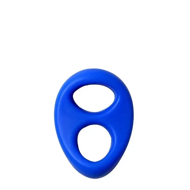 LIT-UP DOUBLE-RING LIQUID SILICONE BLUE