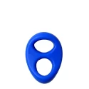 LIT-UP DOUBLE-RING LIQUID SILICONE BLUE