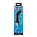 MENZSTUFF ANAL PLUG WITH PLATED HANDLE