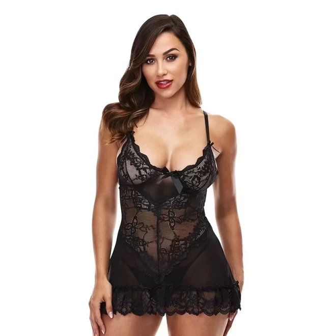 MINI LACE CHEMISE, M/L
