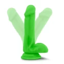 NEO ELITE 6INCH COCK W. BALLS NEON PINK