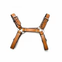 Auburn saddle bulldog harness - nickle - extra large