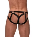 "cage matte" strappy ring jock