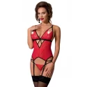 SALOME CORSET RED S/M - AVANUA