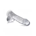Jock C-Thru Transparent Dildo - 25 cm.