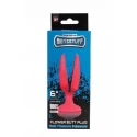 MENZSTUFF FLOWER BUTT PLUG 4INCH RED