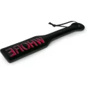 Black Leather Paddle - Whore