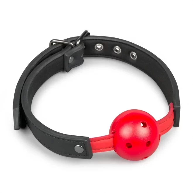 Ball Gag With PVC Ball - Red