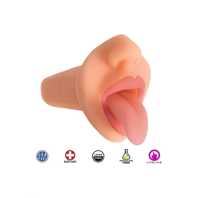 Courtney vibrating mouth stroker