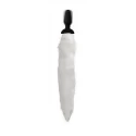 Vibrating Anal Plug With Fox Tail - White
