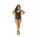 Lace Body with Eye-Catching Back - Curvy