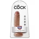 Realistyczne dildo Cock 7 Inch W/ Balls (3 kolory)