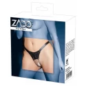 Otwarte skórzane stringi Leder String
