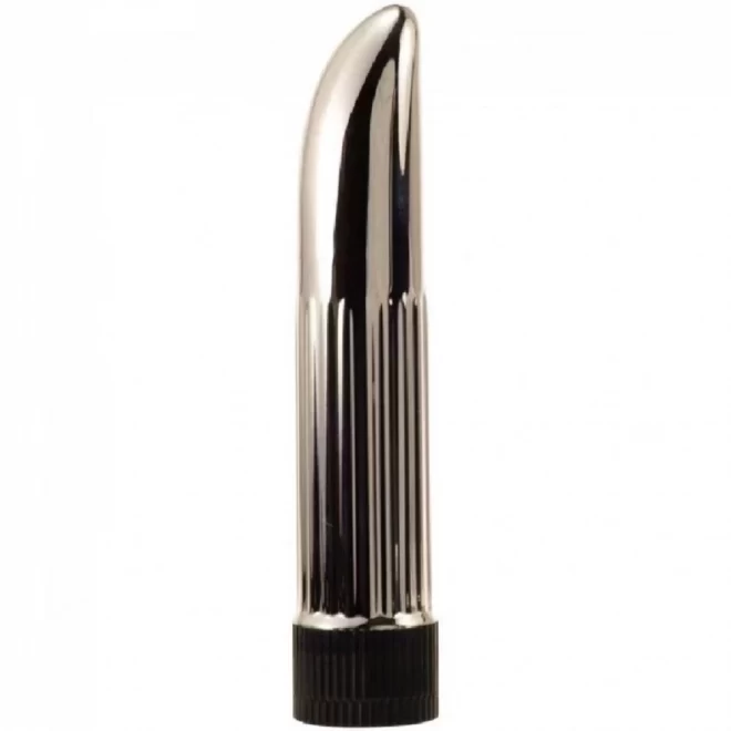 Wibrator-4.5"""""""" Lady Finger ~ Silver (1AA)