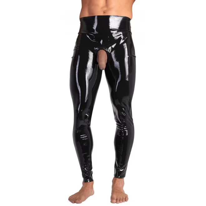 Lateksowe męskie legginsy - Latex Herren Leggings