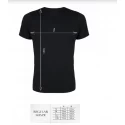 T-shirt czarny ze wzorem