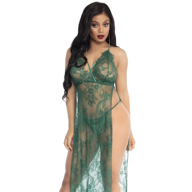 Long gown & string panty