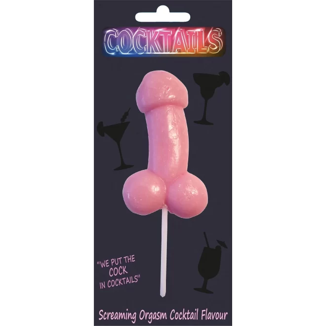 Screaming orgasm flavour cocktail lollipop 35g