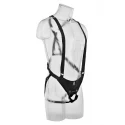 King cock hollow strap-on suspender system 30.50 cm. - flesh