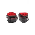 Leather submissive accessories wrist restraints - black | re