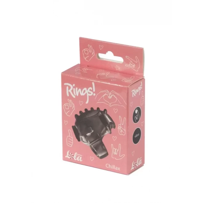 Vibrating sleeve for finger Chillax Black