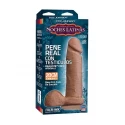 Noches latinas - pene real testiculos - 8 inch - brown