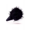TEMPTASIA BUNNY TAIL POM PLUG BLACK