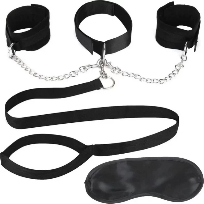 Lux fetish collar and cuff