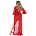 Marabou robe & string