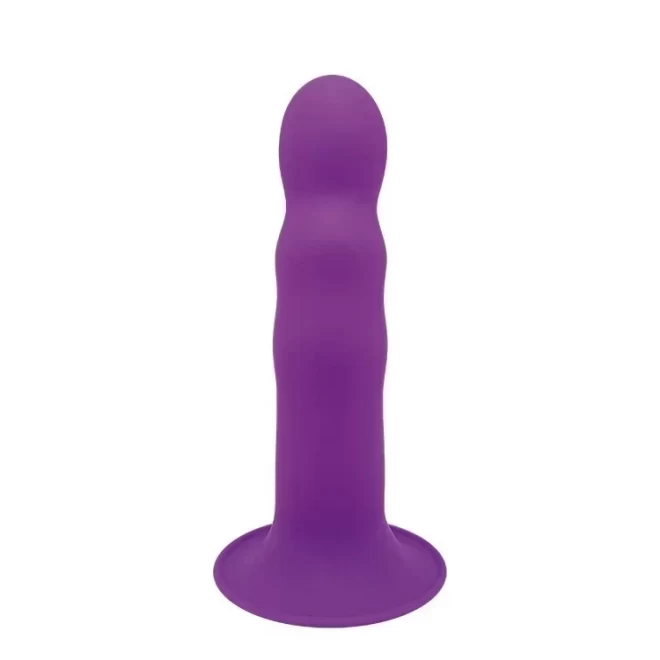 SOLID LOVE PREMIUM RIBBED DILDO PURPLE