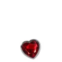 A&E ADAMS RED HEART GEM ANAL PLUG LARGE