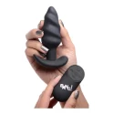 21x vibrating silicone swirl butt plug with remotel