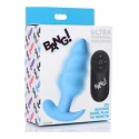 21x vibrating silicone swirl butt plug with remotel