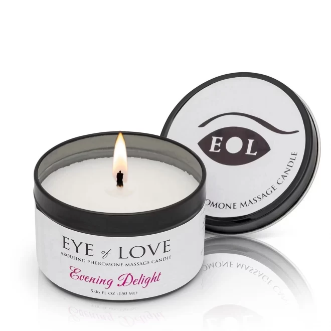 Świeca do masażu z feromonami Eye Of Love Evening Delight 150 ml