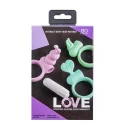 LOVE 3PC SILICONE ORNAMENT WITH BULLET