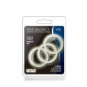 PERFORMANCE VS1 COCK RINGS MEDIUM INDIGO