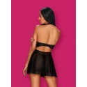Nettsy babydoll i stringi czarna s/m