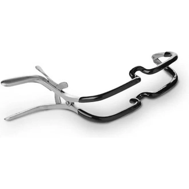 Knebel Jennings Mouth Gag With Rubber Coating - Large - 125 mm.