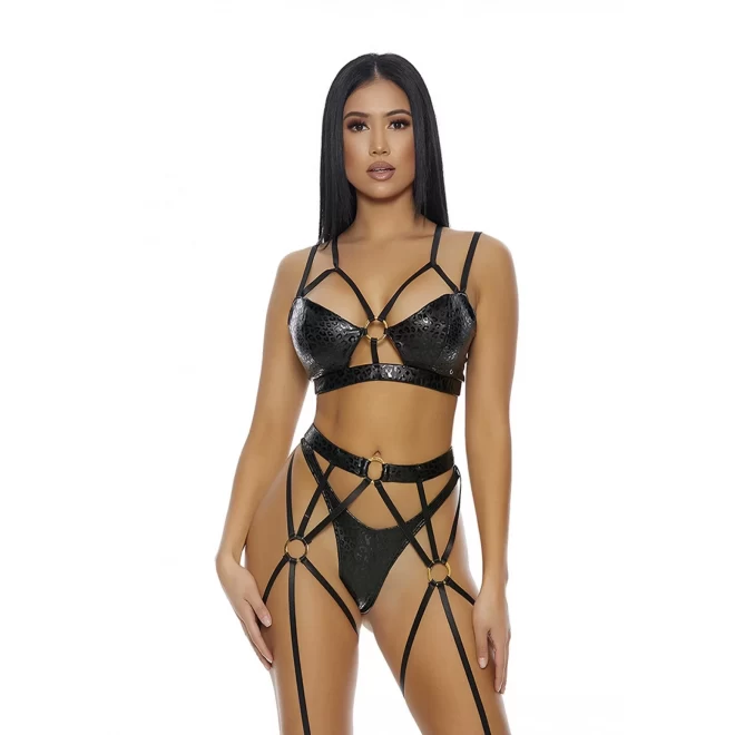 That's my spot cheetah print lingerie set