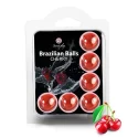 SET 6 BRAZILIAN BALLS CHERRY