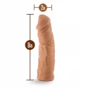 THE REALM REALISTIC 8INCH LOCK ON DILDO