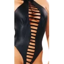 Skórzane body w paseczki (3 kolory)
