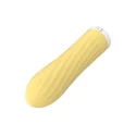 Stymulator-Rechargeable Silicone Touch Vibrator USB 10 Functions - Yellow