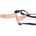 Podwójny wibrator na paskach Strap On Duo