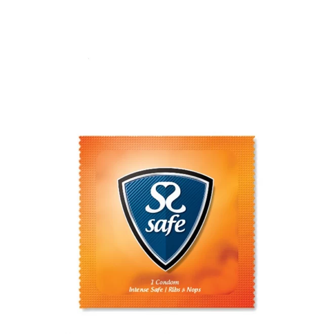 SAFE INTENSE SAFE CONDOMS (RIB/NOP)72X