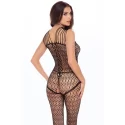 NEO GEO CROTCHLESS BODYSTOCKING BLK, OS