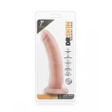 DR. SKIN 7INCH COCK SUCTION CUP VANILLA