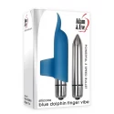 A&E BLUE DOLPHIN FINGER VIBE