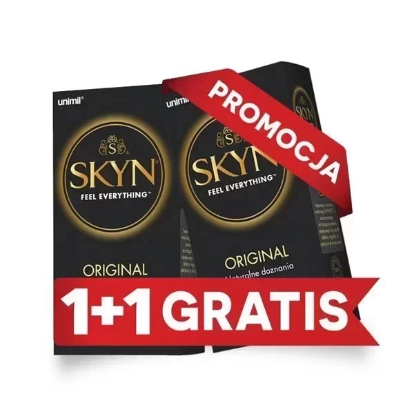 Unimil: 2 za 1 skyn original nielateksowe (2 x 10 szt.)