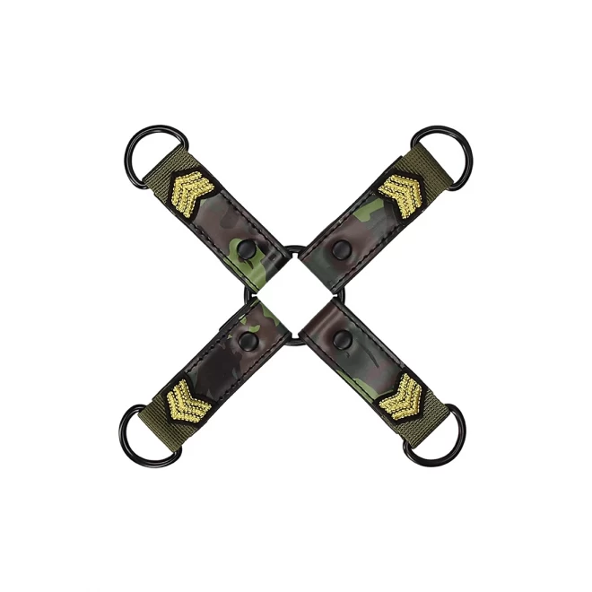 Hogtie connector - army theme